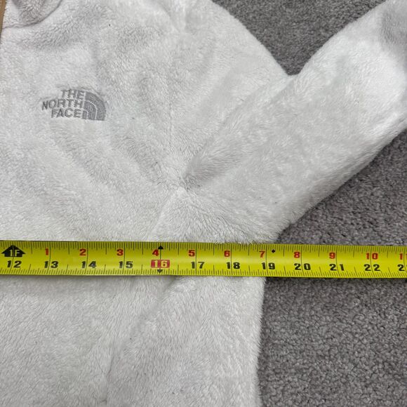 The North Face Osito Fleece Jacket Womens Small White Full Zip Pocket Outdoor - Picture 16 of 16